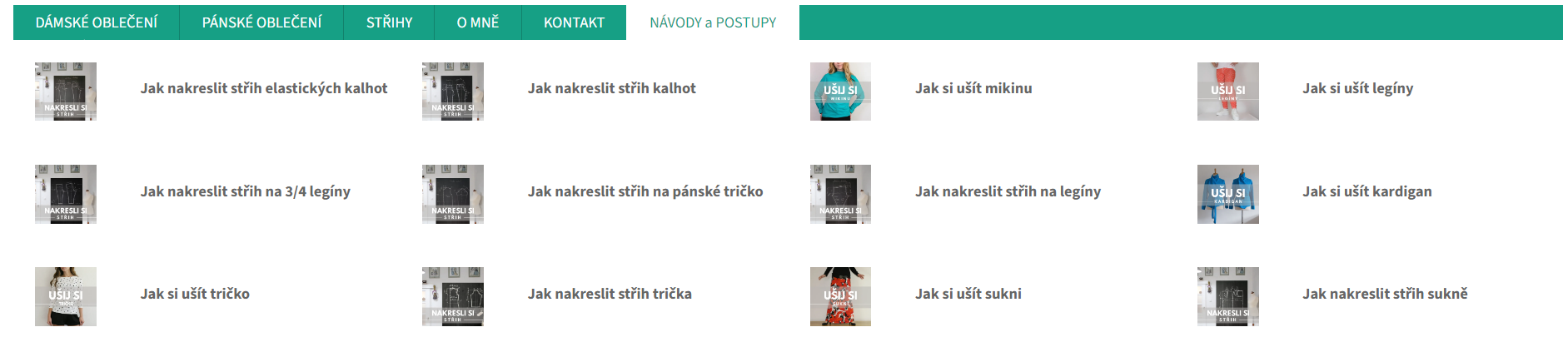 nabídka postupy